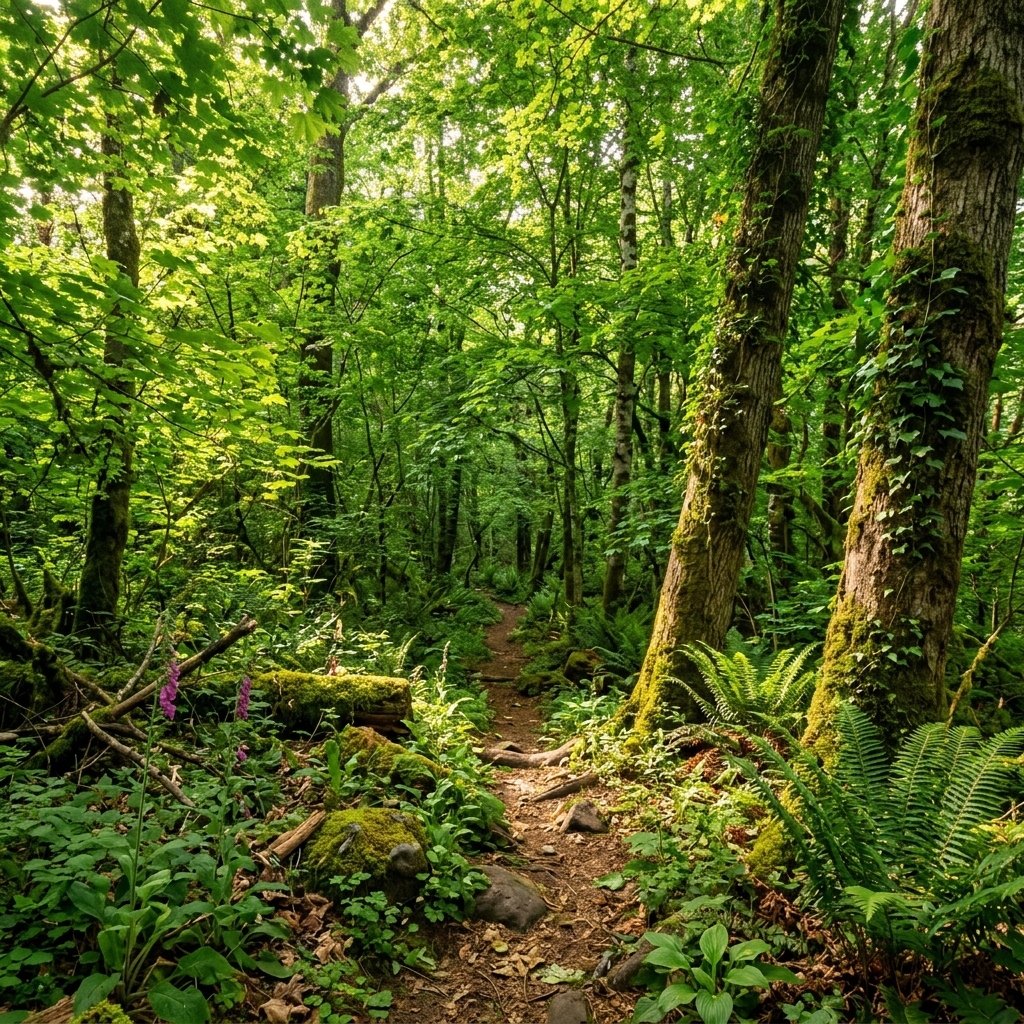 Lush Green Forest